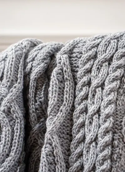 Celtic Aran Merino Throw
